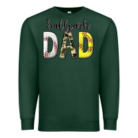 Sports Green ballpark dad with softball and baseball Premium Sweatshirt - texasbilliewilder