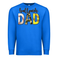 True Royal ballpark dad with softball and baseball Premium Sweatshirt - texasbilliewilder