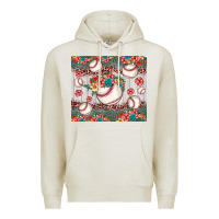 Oatmeal Heather baseball leopard Premium Hoodie - JahusDesignShop