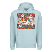 Blue Mist baseball leopard Premium Hoodie - JahusDesignShop