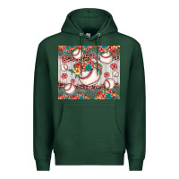 Sports Green baseball leopard Premium Hoodie - JahusDesignShop
