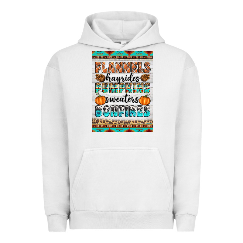 Flannels Hayrides Pumpkins Sweaters Bonfires Urban Hoodie by Artiststas | Teevron
