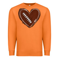 Carrot american football heart Premium Sweatshirt - texasbilliewilder