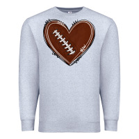 American Football Heart Premium Sweatshirt | Teevron