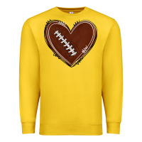 Lemon american football heart Premium Sweatshirt - texasbilliewilder