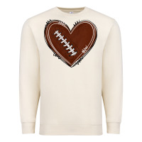 Sandshell american football heart Premium Sweatshirt - texasbilliewilder