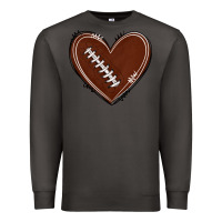 Smoke american football heart Premium Sweatshirt - texasbilliewilder