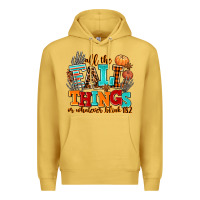 Antique Gold all the fall thıngs or whatever Premium Hoodie - AdoDesignShop