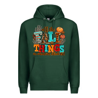 Sports Green all the fall thıngs or whatever Premium Hoodie - AdoDesignShop
