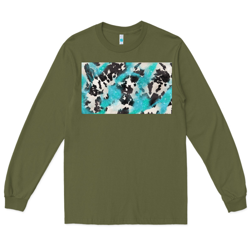 Cowhide Glitter  Cup Long Sleeve Tee by BarkalooDesign | Teevron