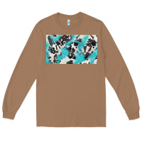 Toasted Coconut cowhide glitter  cup Long Sleeve Tee - BarkalooDesign