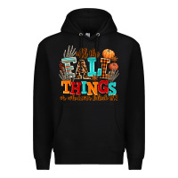 Black all the fall thıngs or whatever Premium Hoodie - AdoDesignShop