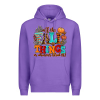 Purple all the fall thıngs or whatever Premium Hoodie - AdoDesignShop