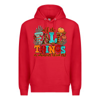 Red all the fall thıngs or whatever Premium Hoodie - AdoDesignShop