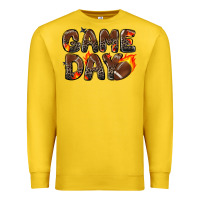 Lemon game day football leopard Premium Sweatshirt - Zillion Design Studio