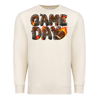 Sandshell game day football leopard Premium Sweatshirt - Zillion Design Studio