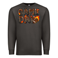 Smoke game day football leopard Premium Sweatshirt - Zillion Design Studio