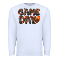 White game day football leopard Premium Sweatshirt - Zillion Design Studio