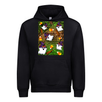 Black Halloween ghost Urban Hoodie - Artiststas