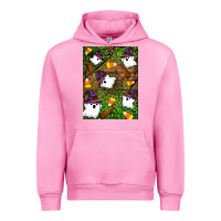 Fuchsia Pink Halloween ghost Urban Hoodie - Artiststas