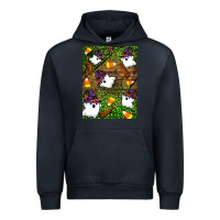 Navy Halloween ghost Urban Hoodie - Artiststas