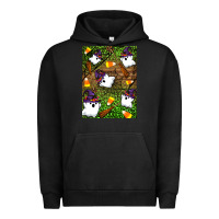 Pigment Black Halloween ghost Urban Hoodie - Artiststas
