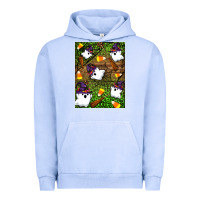 Pigment Grape Ice Halloween ghost Urban Hoodie - Artiststas