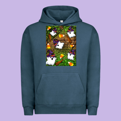 Halloween Ghost Urban Hoodie Designed By Artiststas