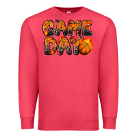 Cardinal game day basketball leopard Premium Sweatshirt - Zillion Design Studio