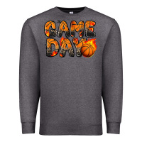 Charcoal Heather game day basketball leopard Premium Sweatshirt - Zillion Design Studio