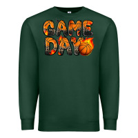 Sports Green game day basketball leopard Premium Sweatshirt - Zillion Design Studio