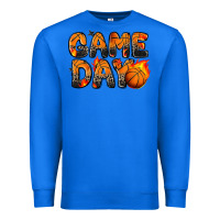 True Royal game day basketball leopard Premium Sweatshirt - Zillion Design Studio