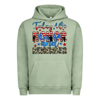 Pigment Oil Green today we honor and remember Urban Hoodie - JahusDesignShop