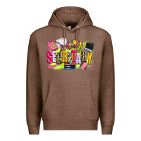 Chestnut school secretary Premium Hoodie - AdoDesignShop