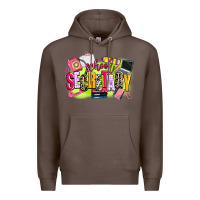 Coffee school secretary Premium Hoodie - AdoDesignShop