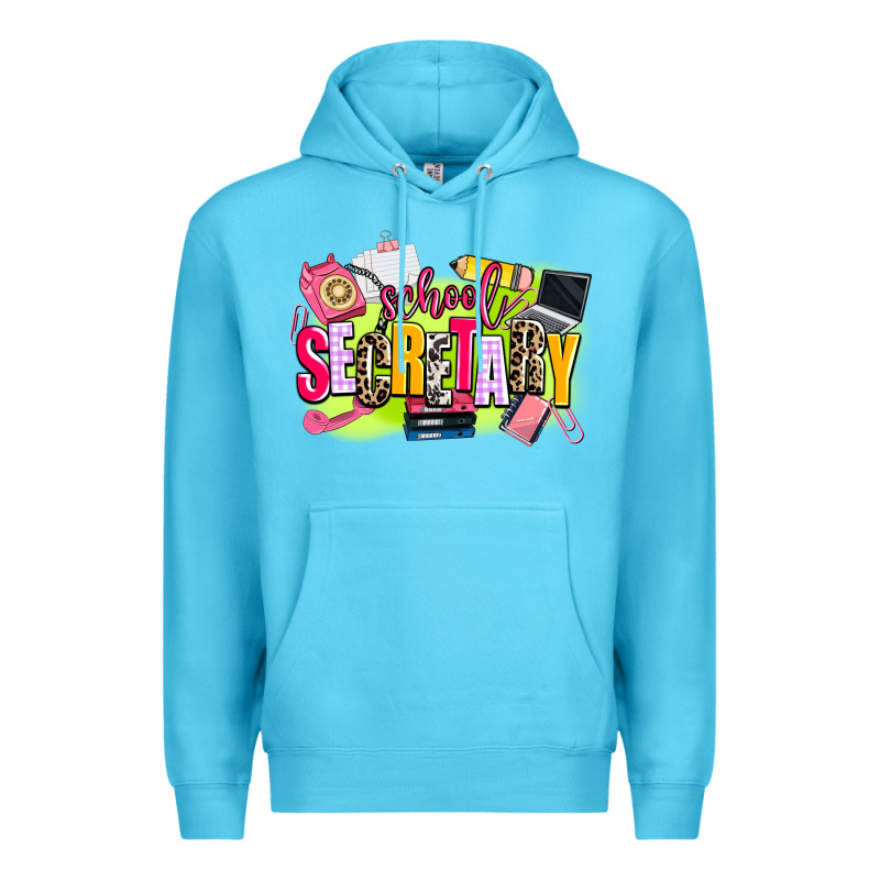 School Secretary Premium Hoodie by AdoDesignShop | Teevron