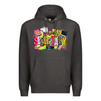 Smoke school secretary Premium Hoodie - AdoDesignShop
