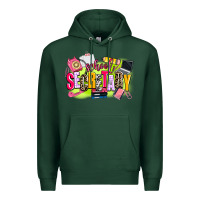 Sports Green school secretary Premium Hoodie - AdoDesignShop
