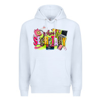 White school secretary Premium Hoodie - AdoDesignShop