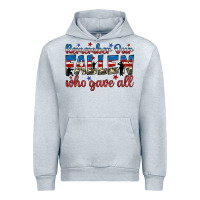 Heather Grey remember our fallen who gave all Urban Hoodie - JahusDesignShop