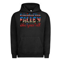 Pigment Black remember our fallen who gave all Urban Hoodie - JahusDesignShop