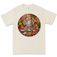 Bone Christmas Merino Wool Sheep Premium Tee - LillyAllenDesigns