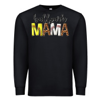 Black ballpark mama Premium Sweatshirt - texasbilliewilder