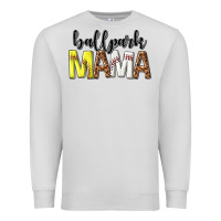Dove Grey ballpark mama Premium Sweatshirt - texasbilliewilder