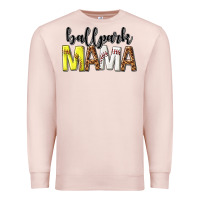 Pale Pink ballpark mama Premium Sweatshirt - texasbilliewilder