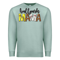 Seafoam ballpark mama Premium Sweatshirt - texasbilliewilder
