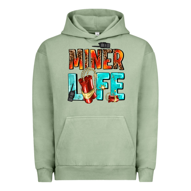 Miner Life Urban Hoodie by AdoDesignShop | Teevron