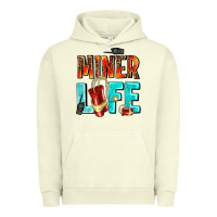 Pigment Pistachio miner life Urban Hoodie - AdoDesignShop