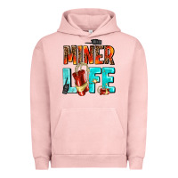 Pigment Salmon miner life Urban Hoodie - AdoDesignShop