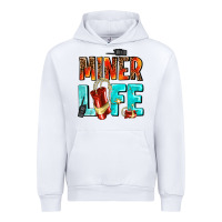 White miner life Urban Hoodie - AdoDesignShop